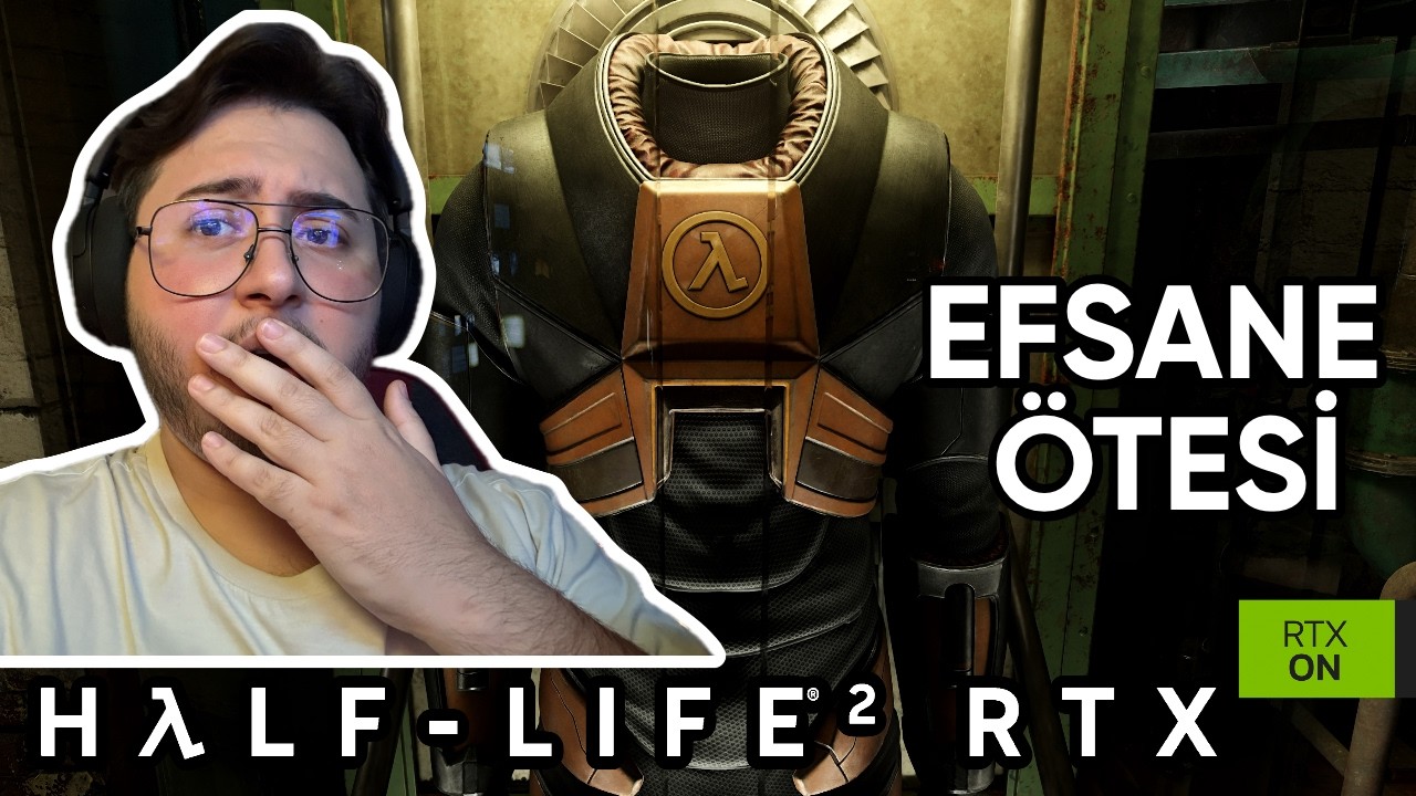 Half-Life 2 RTX | Demo Gameplay | BÖYLE BİR DEĞİŞİM YOK!  (DENİYORUZ)