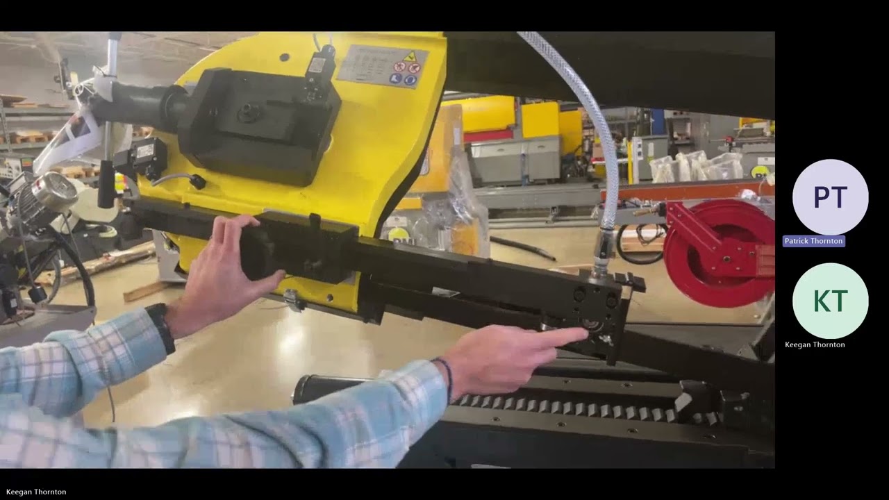 FMB Pegasus XL Semi Automatic Band Saw Demonstration