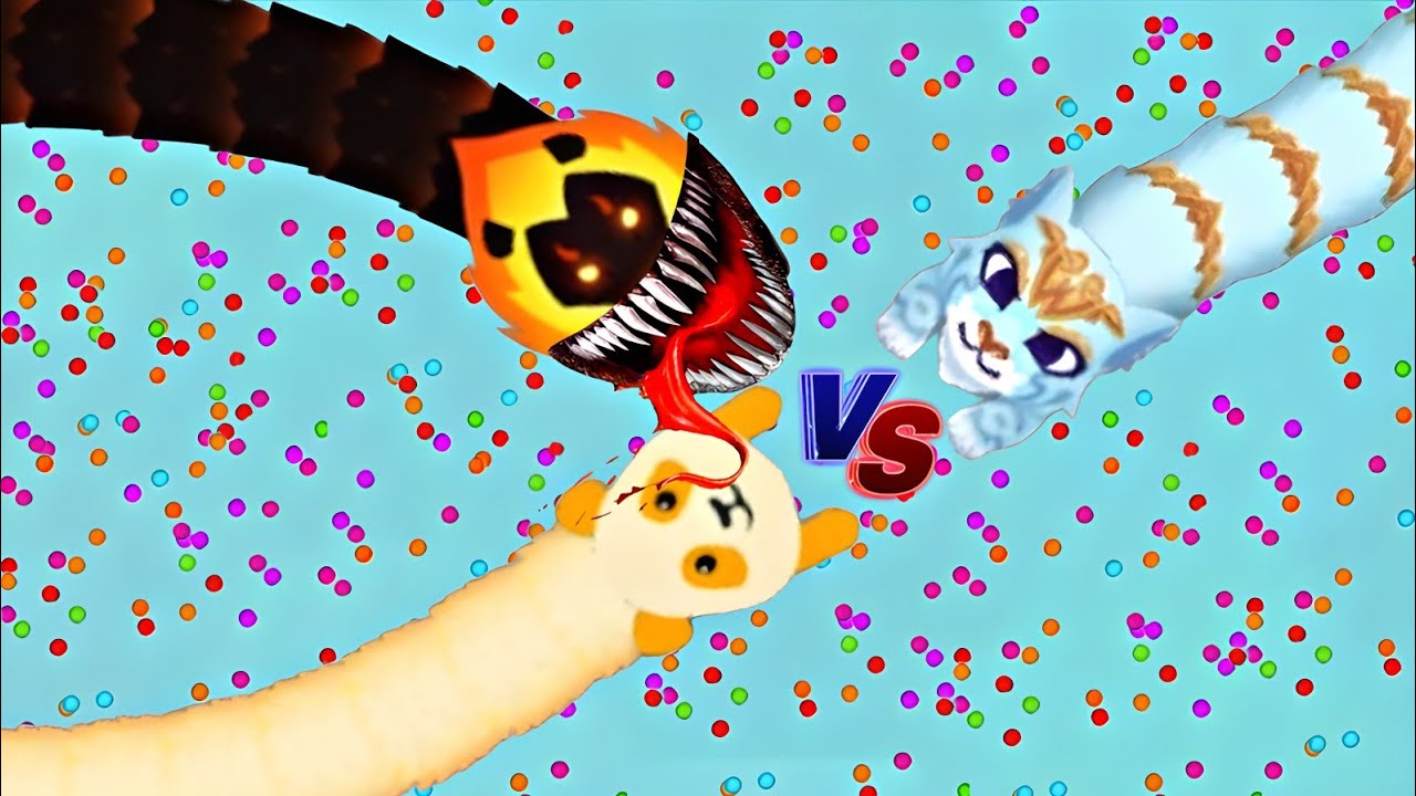 Snake Io 🐍 Freyja Vs Chimera + Golden Bao Epic SnakeIo Gameplay Snake.Io Snake Game