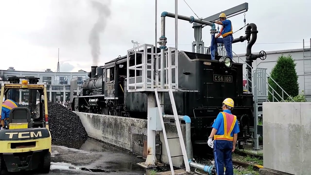 【無解説】京都鉄道博物館　JR西日本　蒸気機関車　梅小路機関庫　保存鉄道　ターンテーブル　車庫　レトロ