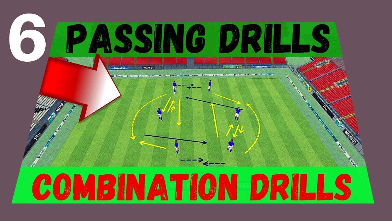 🎯Passing Combination Drills Soccer / 6 Passing Drills (2021)