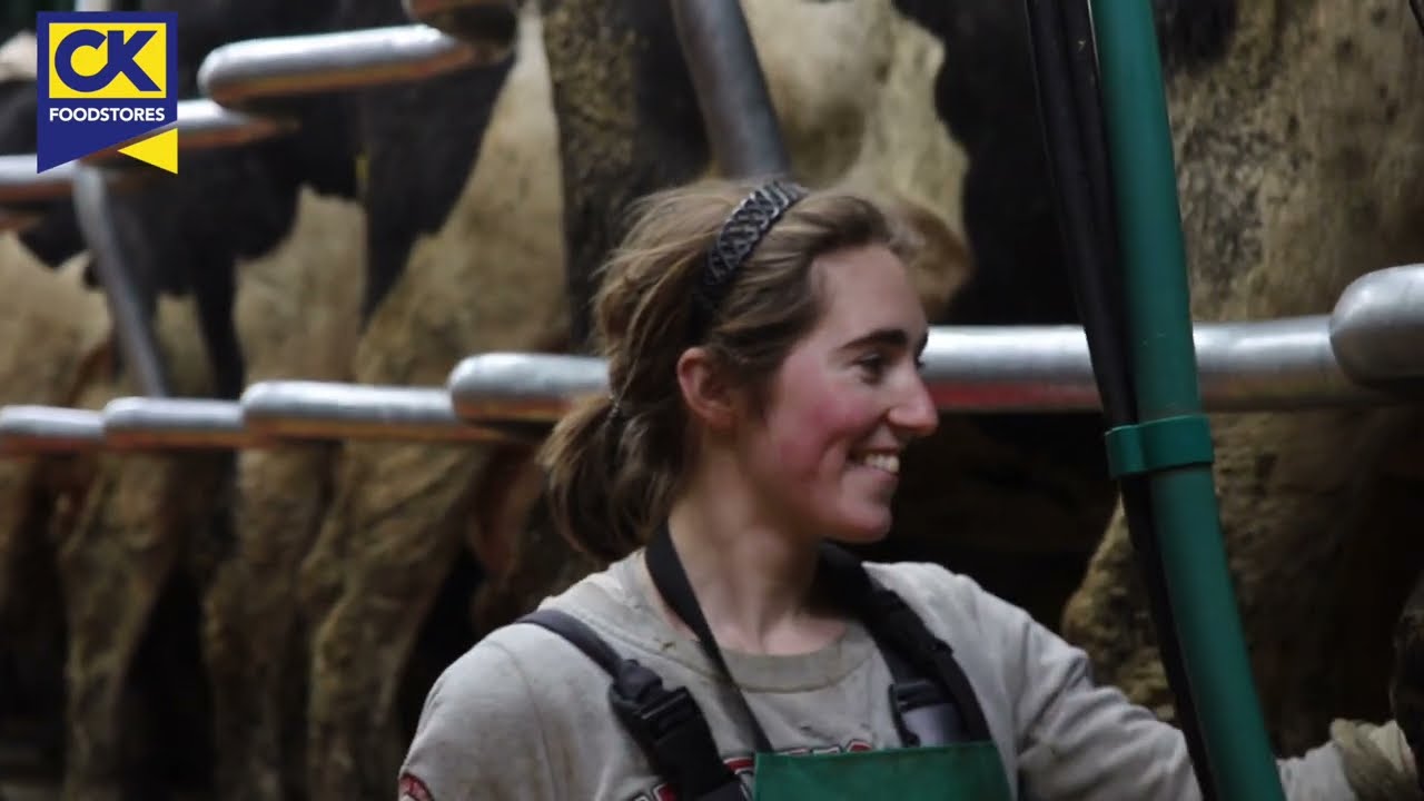 CK Foodstores | Lockdown Stories 2021: Milking with Sisters in Wellies!