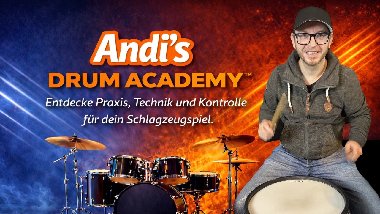 Andi’s Drum Academy | Schlagzeug lernen für Anfänger & Fortgeschrittene