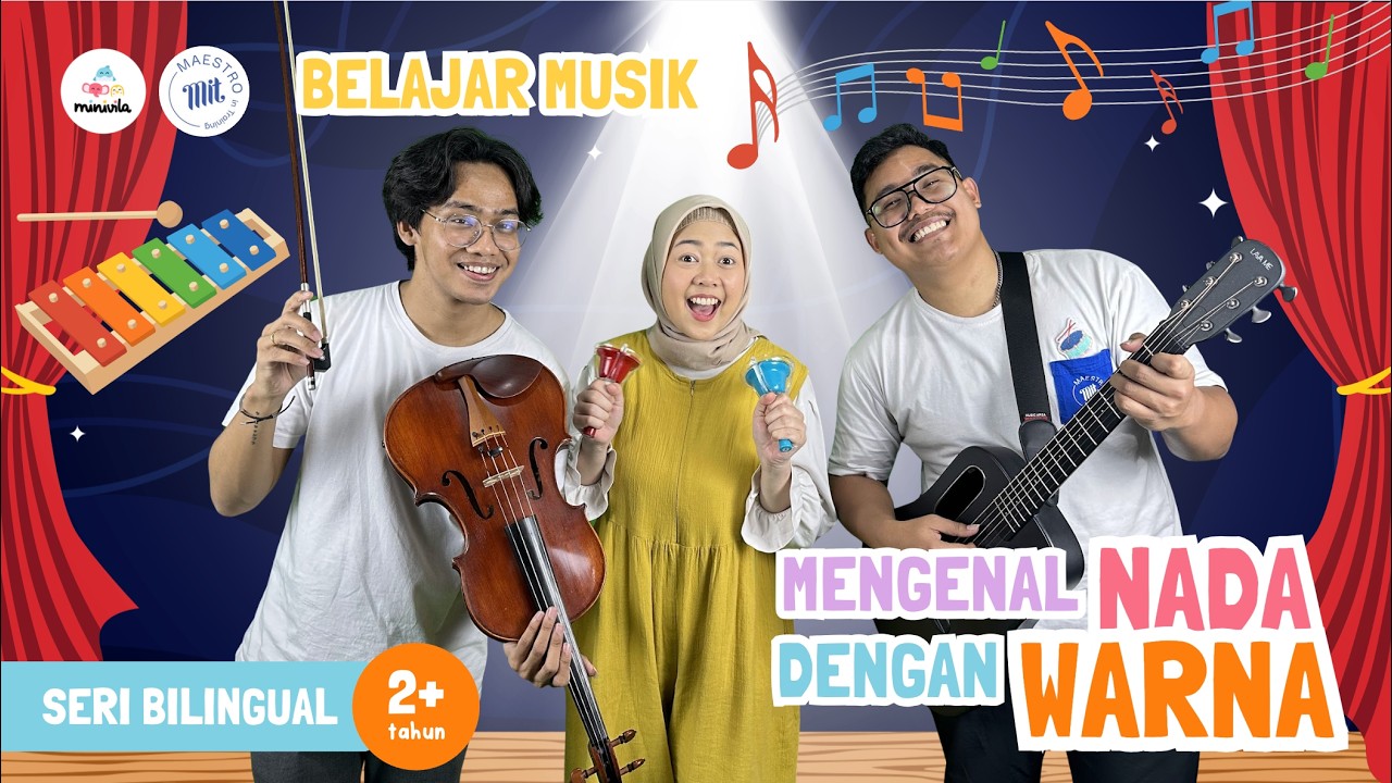 BELAJAR MUSIK | Mengenal Nada dengan Warna