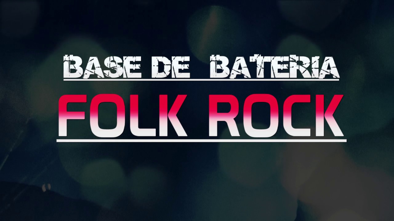 Base de  Bateria Folk Rock -