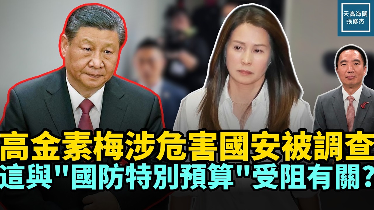 高金素梅涉危害國安被調查，這與『國防特別預算』受阻有關？｜天高海闊 20260212｜#政治   #習近平  #台海