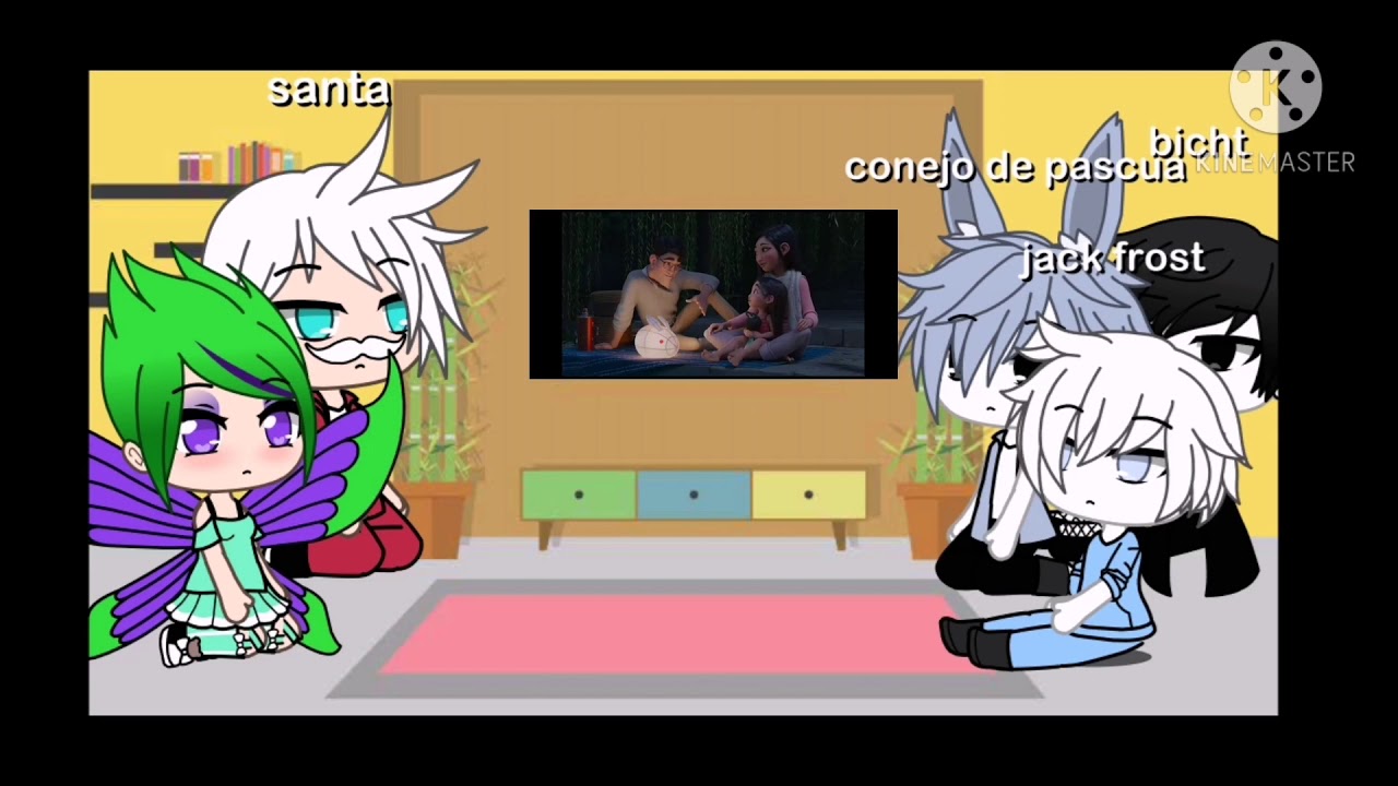 Los guardianes raccionan a change * mas alla de la luna* original nezeku chan UwU