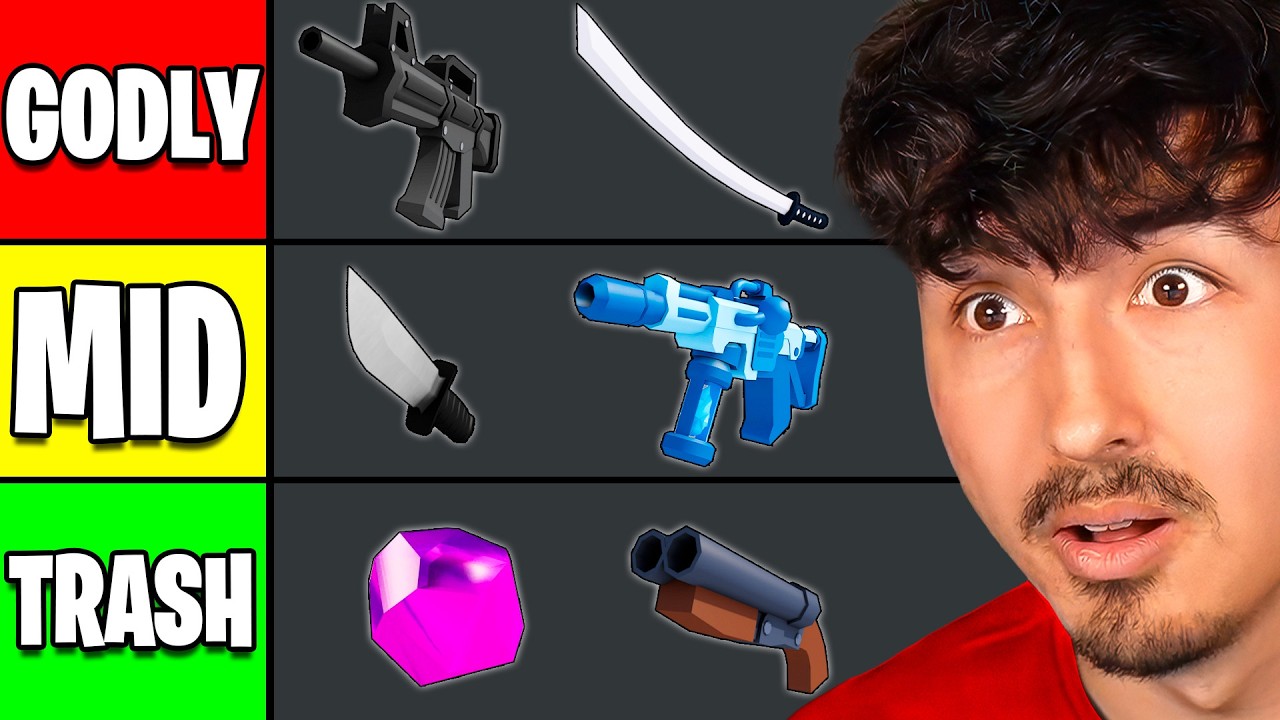 Stworzyłem ranking KAŻDEJ BRONI w Roblox Rivals!