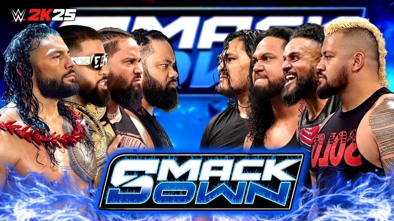 WWE Roman Reigns The Bloodline vs Solo Sikoa The MFTs | WWE on SMACKDOWN Full Match 15/Feb/2026