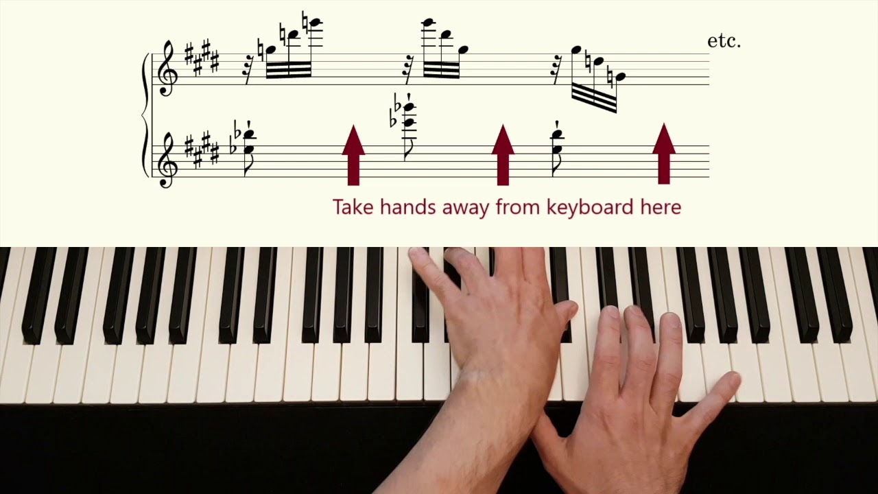 Practicing Ravel Jeux d'eau