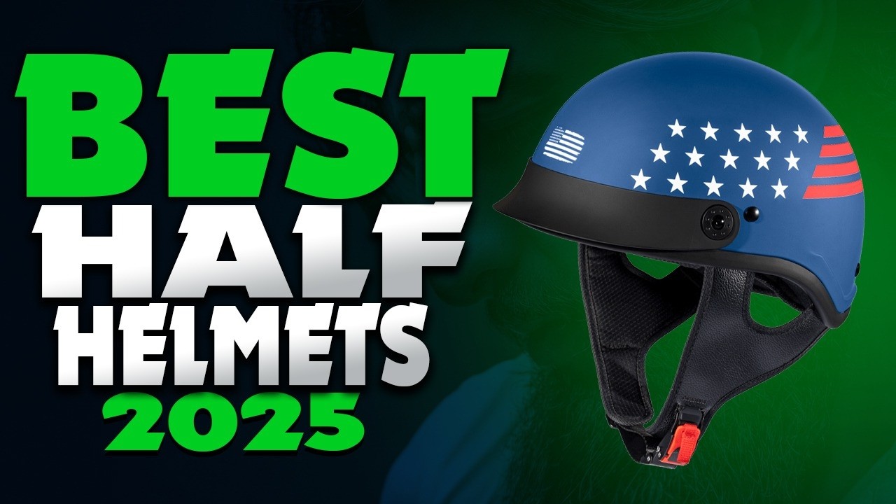 Best Motorcycle Half Helmets 2025 - The Only 6 You Should Consider Today