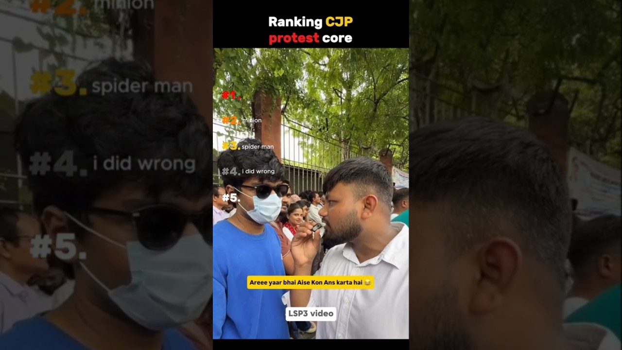 Ranking CJP protest core