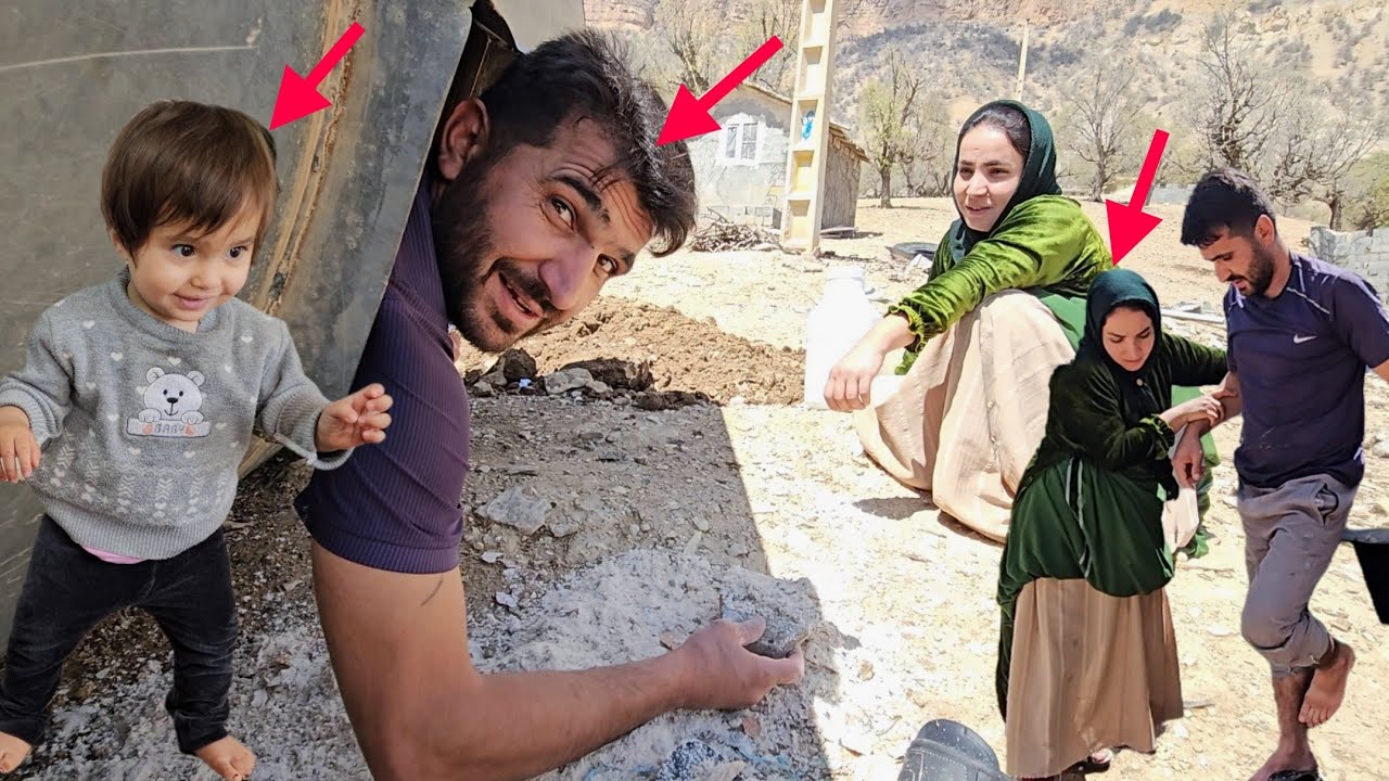 Simple but beautiful life |Imran and Fereshteh's everyday from buildingawaterplatform to Nika'sdance