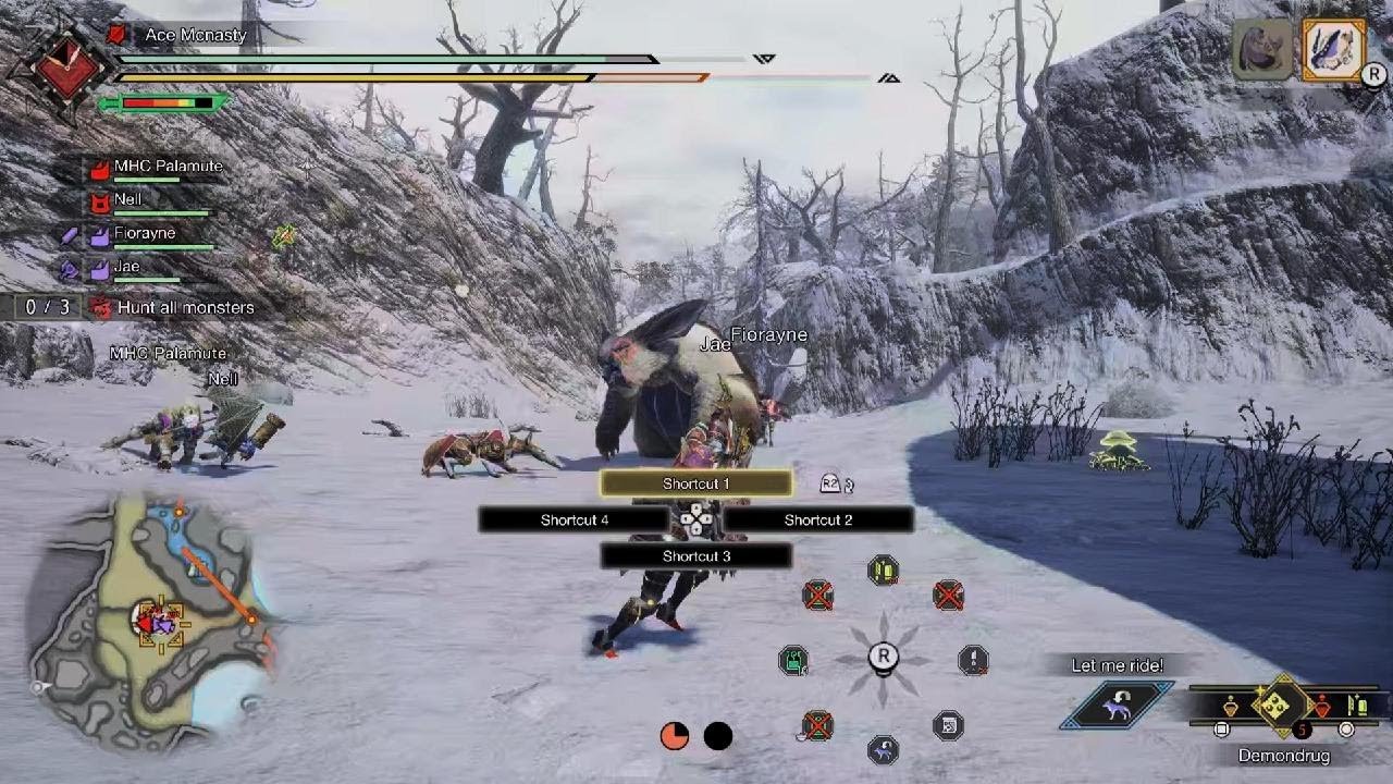 Fighting 3 ice monsters until something cool happens