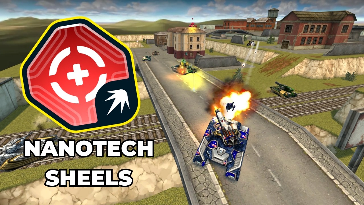Tanki Online - THUNDER NANOTECH SHELLS Gameplay In Skylark CTF With Viking Brutus - 7/15