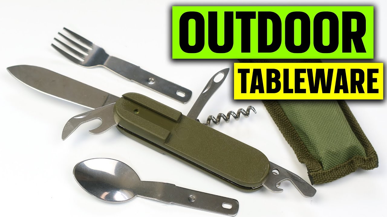7-in-1 Multifunctional Outdoor Tableware - Cutlery set for Picnics, Camping, Hiking, and Traveling