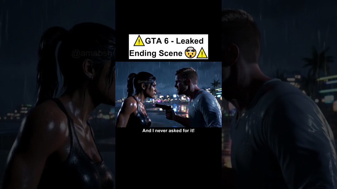 Leaked GTA 6 Ending Scene?!⚠️😱 | Lucia vs Jason #gta6