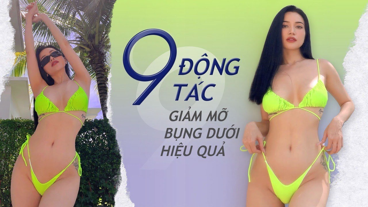 Tập BỤNG DƯỚI nhanh có kết quả | 9 Động tác GIẢM MỠ hiệu quả tại nhà | SITA VLOG