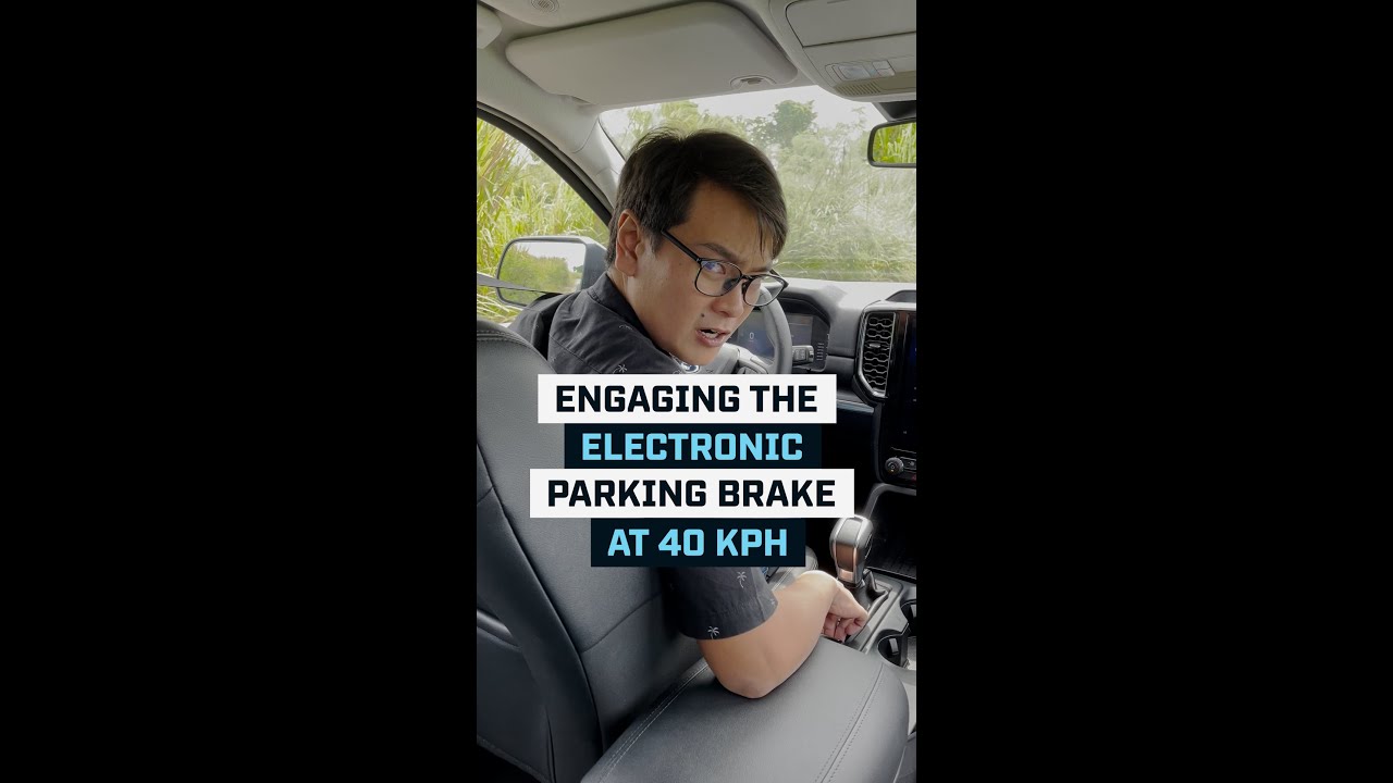 Engaging Electronic Parking Brake at 40KPH