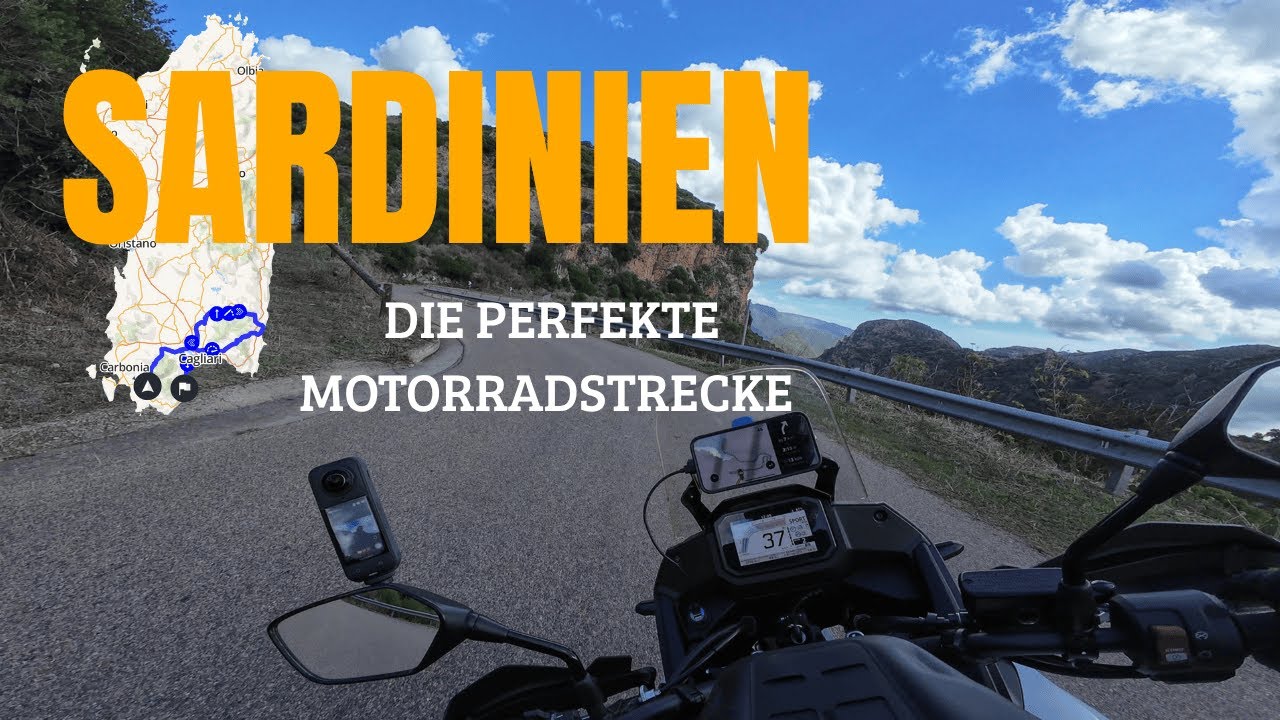 Sardinien Motorrad Trip Teil5 260km Tour