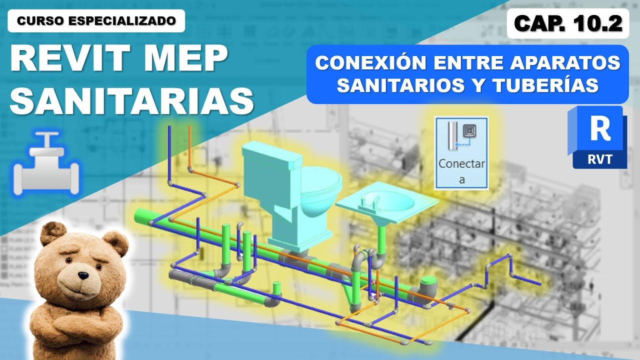 10. Conexión entre aparatos y tuberías (Parte II) - Tutorial Revit MEP 2024 (Cap.10) | IngeniosoTV