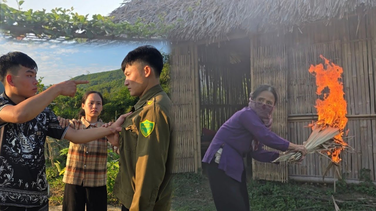 The evil mother-in-law wanted to burn down Lien's house. Quynh blamed Tien.