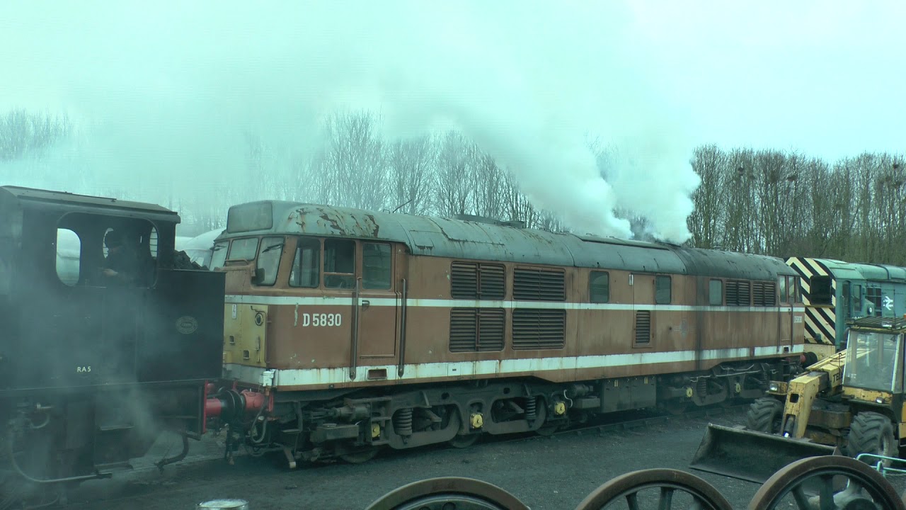 D5830 cold start Ruddington 14th December 2019