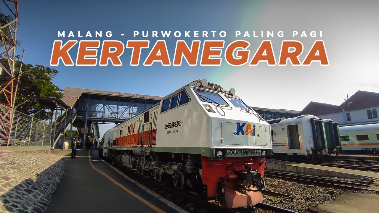 JADI SATU-SATUNYA KERETA PAGI DI RUTE MALANG - PURWOKERTO‼️ | #Trip KA Kertanegara Eksekutif