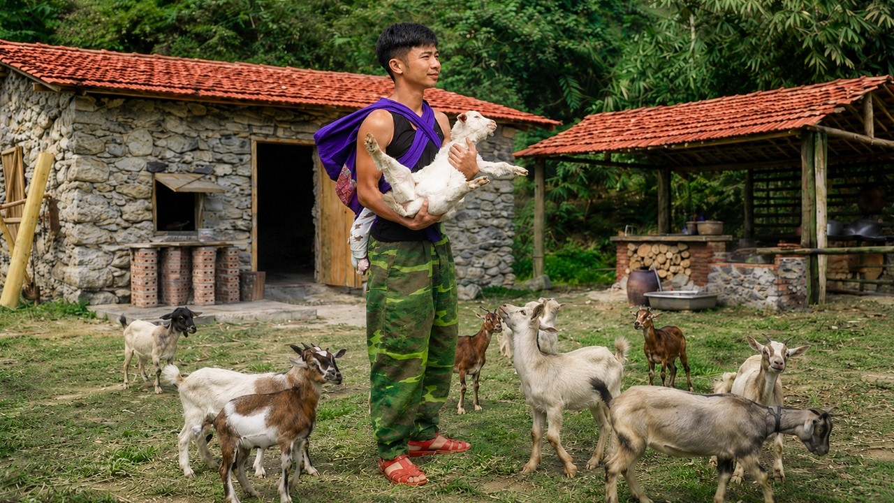 Decided to save up money to buy goats, hoping for a better future for the two of them.