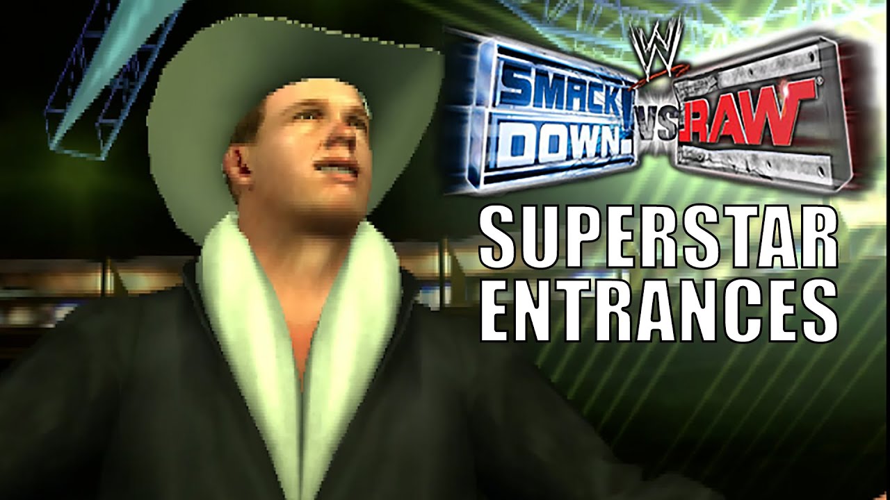 WWE SmackDown vs. Raw (PS2) - All Superstar Entrances