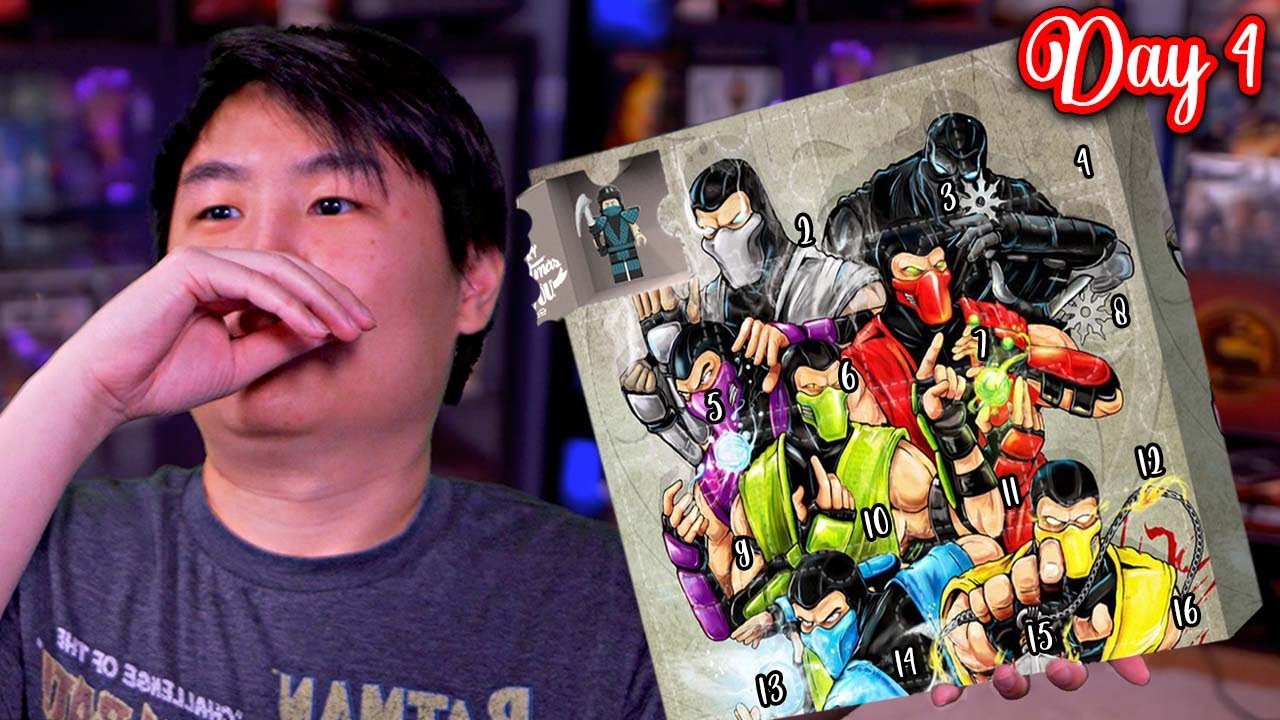 UNBOXING A REAL MORTAL KOMBAT ADVENT CALENDAR!! | 25 Days of Mortal Kombat [Day 4]