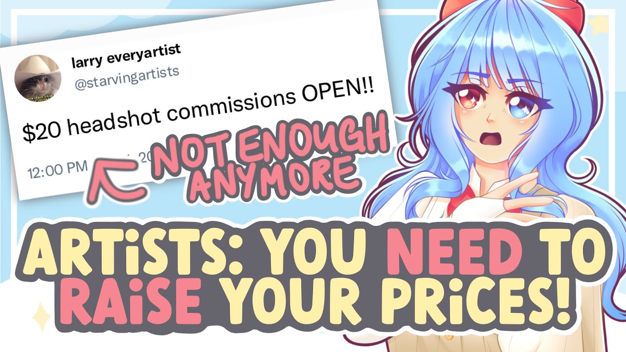 Artists: You NEED to Raise Your Prices! (Commission Pricing & Inflation) || SPEEDPAINT + COMMENTARY