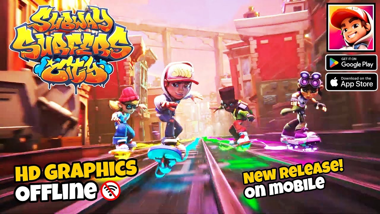 Subway Surfers City Gameplay – Fast-Paced Mobile Endless Runner!