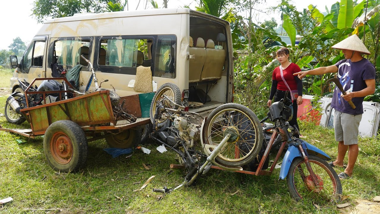 Repair Abandoned 1986 Ford Transit 16 seats of the farm owner (Restoration Rust Diesel Injectors)