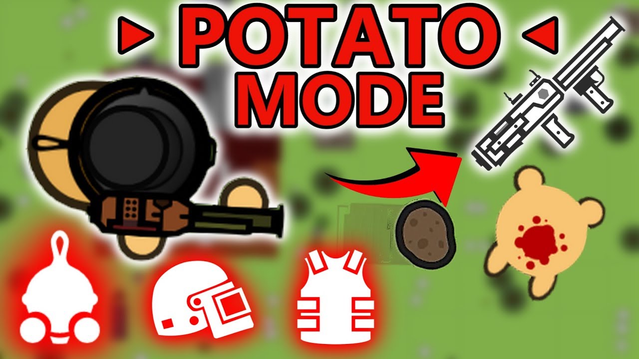 SOLO VS SQUADS IN THE POTATO MODE! | SURVIV.IO