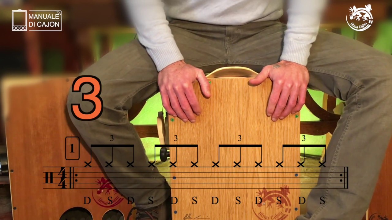 Lezione di cajon 9 - Il ritmo terzinato