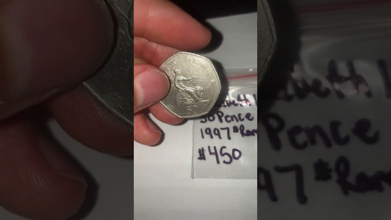 Rare 1997 50 Pence Coin for Auction!🪙 Check my eBay!
