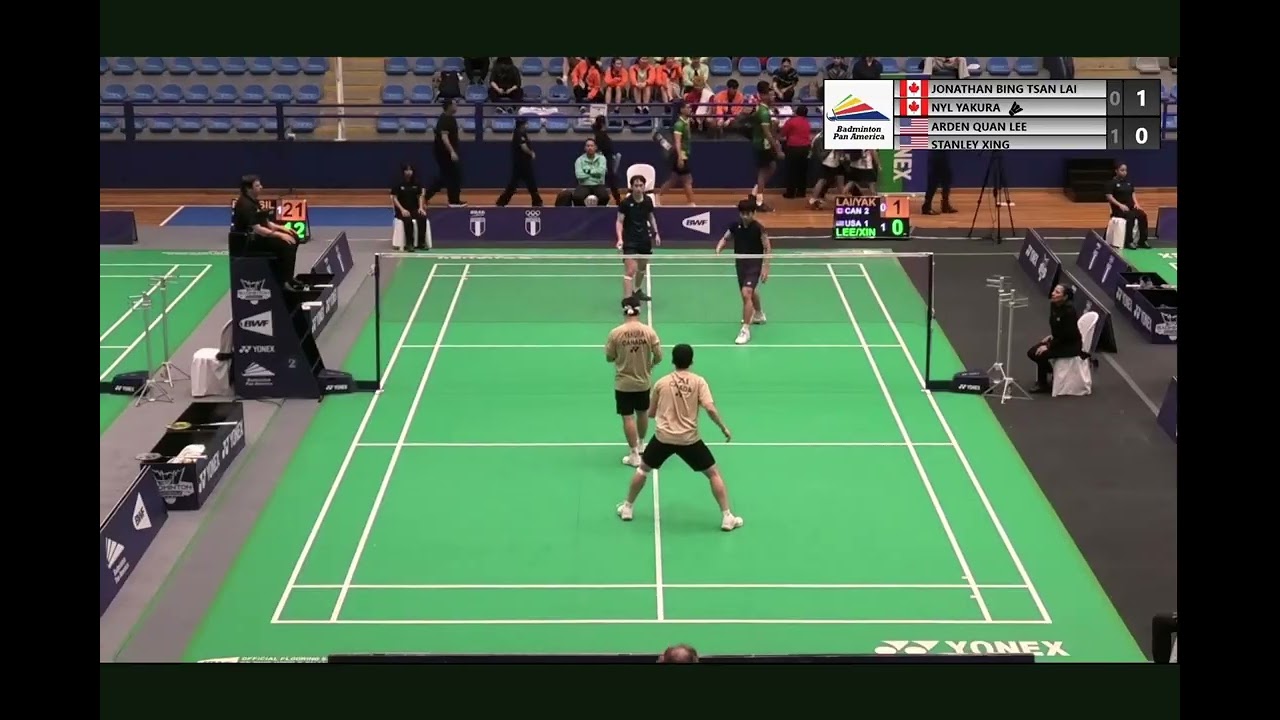 JONATHAN LAI/NYL YAKURA (CAN) vs ARDEN QUAN LEE/STANLEY XING(USA) | GROUP A R2 | PAN AM M&F CUP 2026
