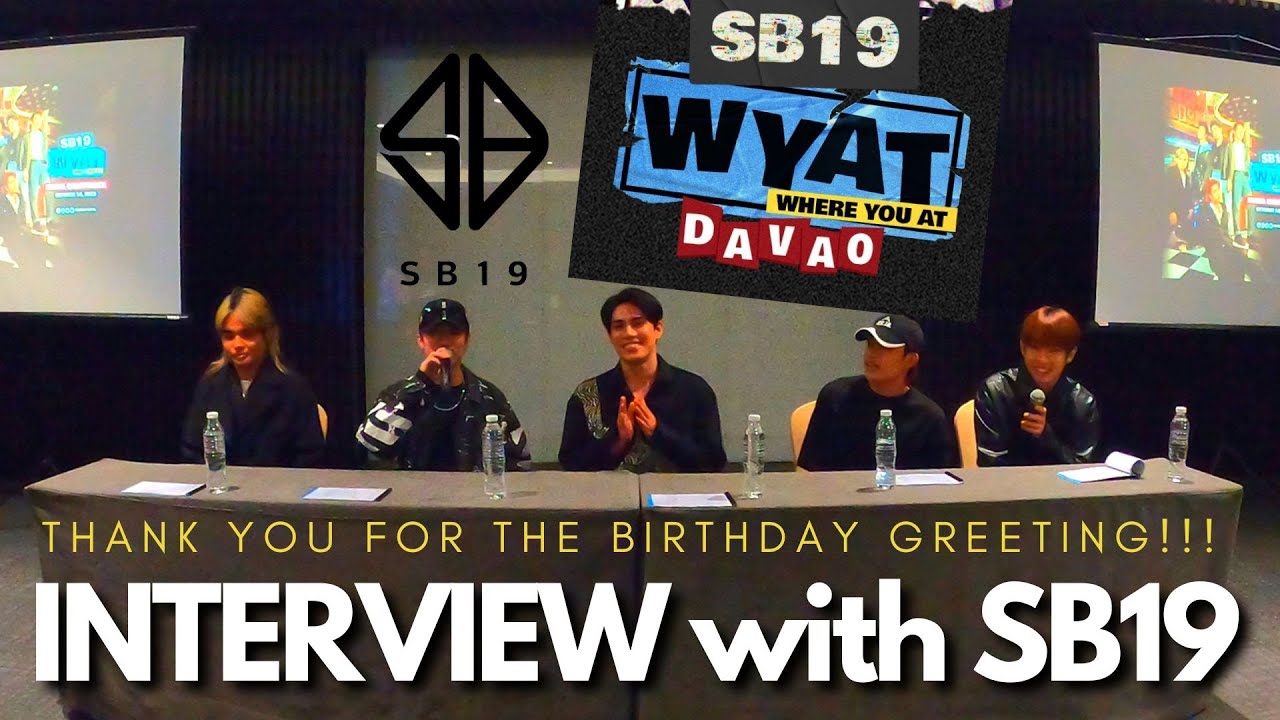 SB19 WYAT Tour Davao with Birthday Greeting | JoyoftheWorld: Vlogs