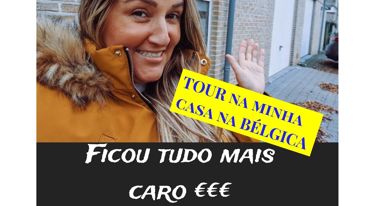 TOUR NA MINHA CASA AQUI NA BÉLGICA