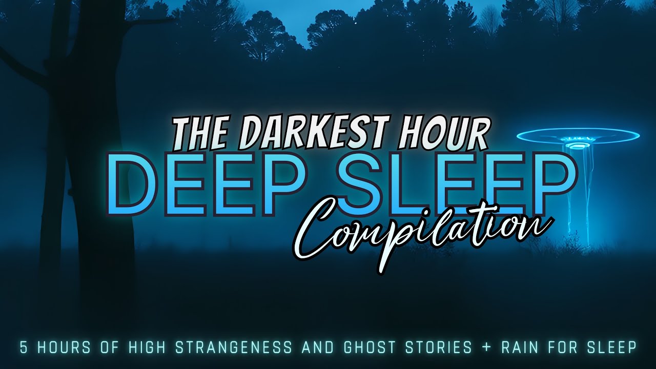 4+ Hours of TRUE Scary Paranormal & Deep Woods Stories + rain for sleep 😴 NO ADS, dark screen 