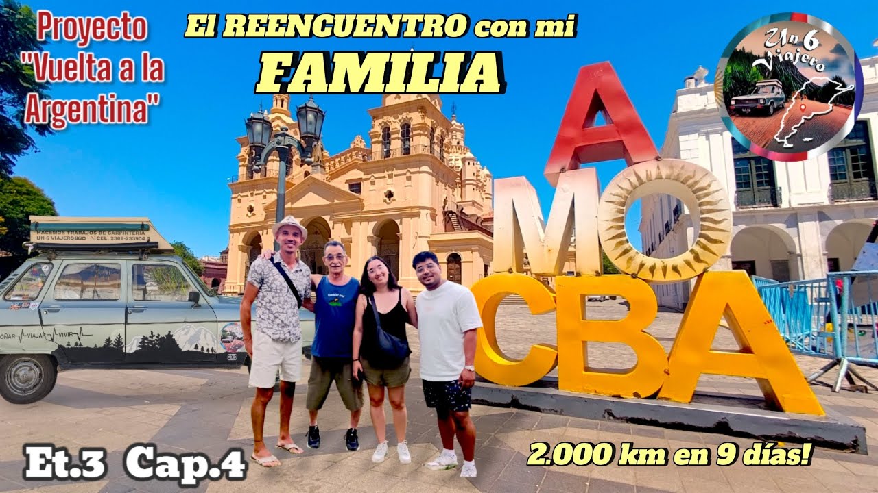 Et.3 Cap.4 Me reencuentro con mi FAMILIA después de 9 meses 🤗☺️ Hicimos 2.000 km en 9 días 😱🤯
