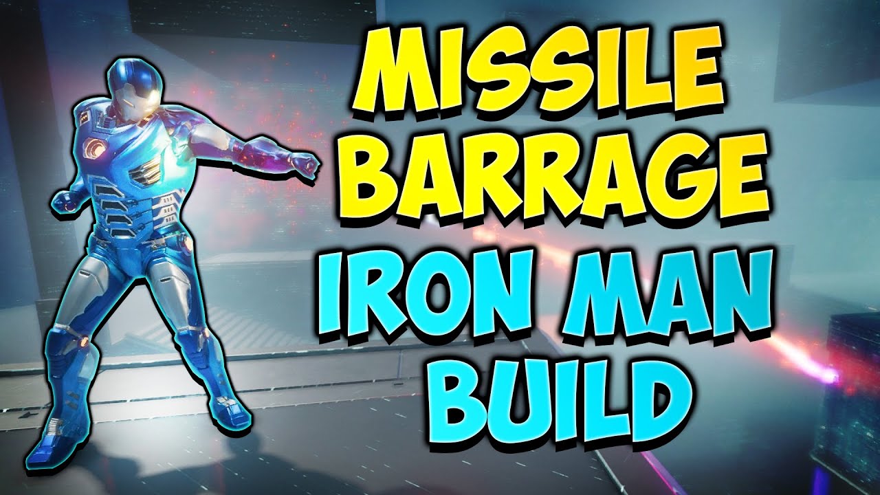 CRAZY DAMAGE!! Iron Man Missile Build | Avengers Iron Man Build ( Marvel's Avengers)