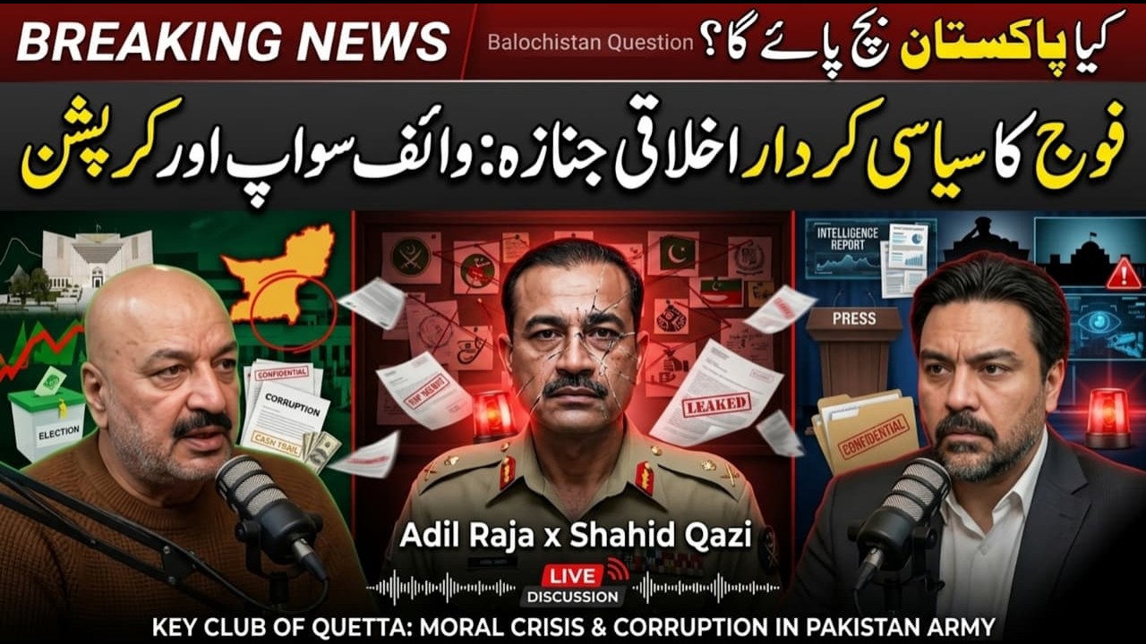 Key Club of Quetta | Moral & Corruption Crisis in Pakistan Army | Shocking! Adil Raja X Shahid Qazi
