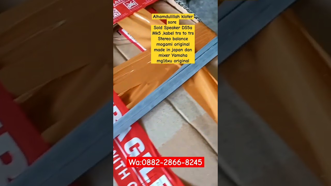 Alhamdulillah Sold Ds5a mk5 kabel trs to trs stereo balance mogami original made in japan dan mixer