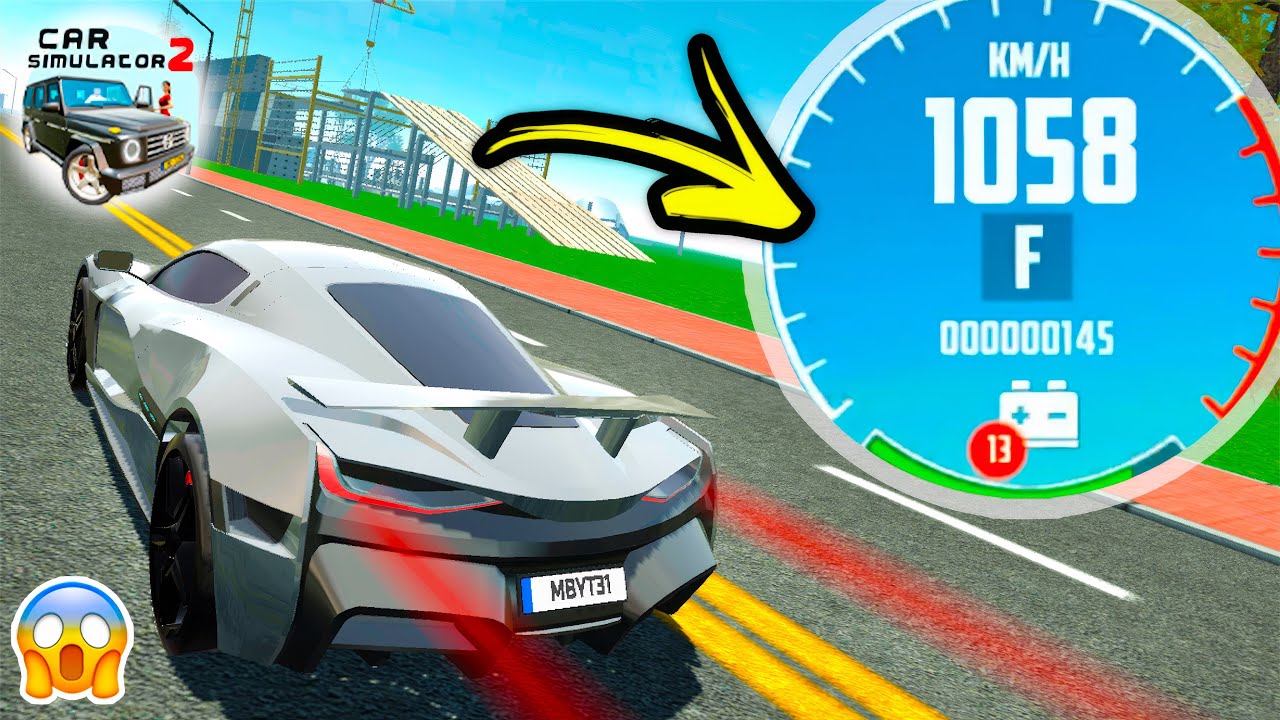 КАК РАЗОГНАТЬСЯ ДО 1000 КМ/Ч В СИМУЛЯТОР АВТОМОБИЛЯ 2! ВЫШЕЛ С АВТО В ОНЛАЙН РЕЖИМЕ! БАГ