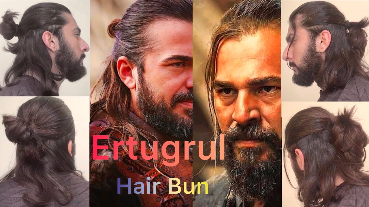 How To Get A Man Bun Ertugrul Ghazi || Men’s Long Hairstyles Tutorial