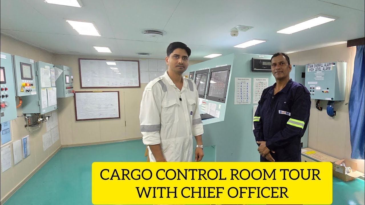 CARGO CONTROL ROOM (CCR) TOUR OF A TANKER SHIP  | SAILOR K GANESH  LIFE AT SEA