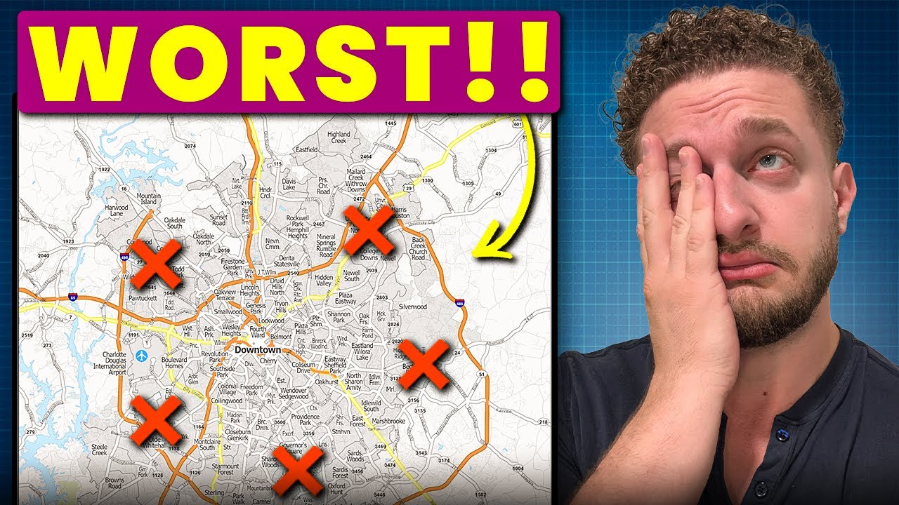 WATCH OUT!!! Where are the WORST Neighborhoods in Charlotte, North Carolina?