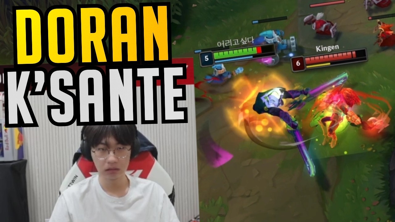 T1 Doran MONSTER K'Sante Game vs Kingen | HIGH ELO KR SoloQ Highlights